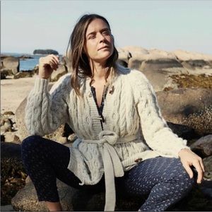 Doen Brighton Cardigan in Cream XS